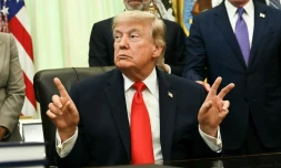 Le président américain Donald Trump dans le bureau ovale à la Maison Blanche, le 11 juin 2026
