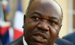 Ali Bongo le 14 septembre 2015 à l'Elysée à Paris