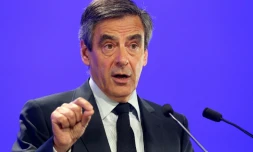 François Fillon, candidat de la droite à la présidentielle, le 15 février 2017 à Compiègne