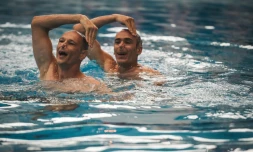 Danse synchronisée aux Gay Games de Paris, photo du 8 août 2018