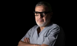 Le chirurgien Ghassan Abou Sittah, spécialiste de la reconstruction, le 19 mars 2026 à Beyrouth