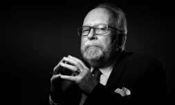 Le trésorier du FN, Wallerand de Saint-Just, le 25 avril 2016 à Paris