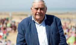 Julien LauprĂȘtre, prĂ©sident du Secours populaire, Ă Cabourg le 25 aoĂ»t 2016.