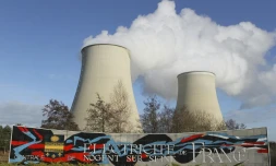 Photo prise le 5 décembre 2011 de la centralde de Nogent-sur-Seine