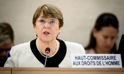 La Haut-Commissaire aux droits de l'Homme de l'ONU Michelle Bachelet, à Genève le 6 mars 2019
