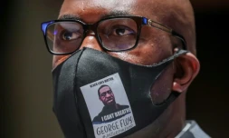 Philonise Floyd au CongrĂšs le 10 juin 2020 Ă Washington