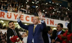 Le président turc Recep Tayyip Erdogan, à Ankara le 21 mai 2017