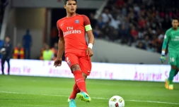 Le défenseur du PSG Thiago Silva lors d'un match contre Toulouse, le 23 septembre 2016 au Stadium