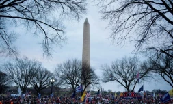 Des partisans du président américain Donald Trump à Washington le 6 janvier 2021