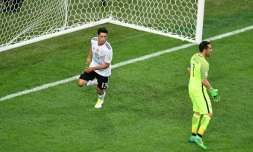 Le milieu allemand bourreau des Chiliens de Claudio Bravo en finale de la Coupe des Confédérations, le 2 juillet 2017 à Saint-Pétersbourg