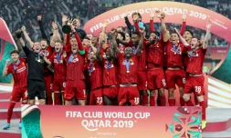 Liverpool sur le toit du monde, sacré après sa victoire contre les Brésiliens de Flamengo à Doha, le 21 décembre 2019