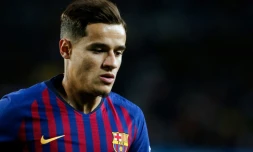 Le Brésilien Coutinho sous les couleurs du FC Barcelone, en avril 2019.