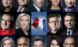 Les candidats à l'élection presidentielle qui se tiendra les 10 et 24 avril 2022