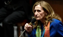 La garde des Sceaux Nicole Belloubet à l'Assemblée nationale, le 7 mars 2018