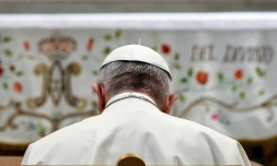 Le pape François à Rome, le 1er mai 2018.
