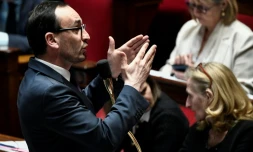 Le ministre délégué aux Comptes publics Thomas Cazenave, à l'Assemblée nationale, le 27 février 2024