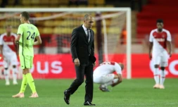 L'entraîneur de Monaco, Leonardo Jardim, après la défaite en Ligue 1 face à Angers, austade Louis II, le 25 septembre 2018