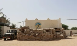 La base du détachement français Barkhane de Faya, dans le nord du Tchad, le 2 juin 2022
