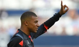 L'attaquant du PSG Kylian Mbappé buteur lors de la victoire 1-0 à Bordeaux en 8e journée de L1 le 28 septembre 2019
