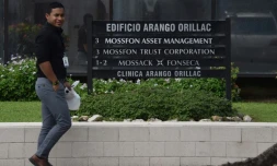Extérieur du cabinet d'avocats panaméen Mossack Fonseca à Panama, le 4 avril 2016
