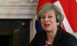 La Première ministre britannique Theresa May le 17 février 2017 à Londres
