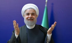 Le président iranien Hassan Rouhani le 7 avril 2016 à Téhéran