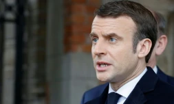 Emmanuel Macron le 15 mars 2020 au Touquet