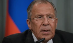 Le ministre russe des Affaires étrangÚres Sergei Lavrov le 15 juillet 2016 à Moscou