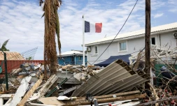 Les dégâts du cyclone Chido à Dzaoudzi, à Mayotte, le 28 décembre 2024