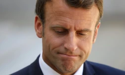 Le président Emmanuel Macron à l'Elysée le 23 juillet 2019