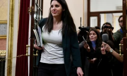 Irene Montero, ministre de l'Egalité et numéro deux de Podemos, ici à Madrid le 4 janvier 2020