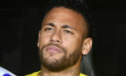 Neymar avant un match amical avec le Brésil face au Pérou, le 10 septembre 2019 à Los Angeles