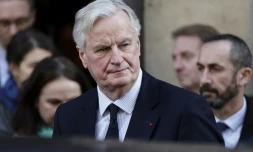 Le Premier ministre Michel Barnier à Paris, le 22 novembre 2024