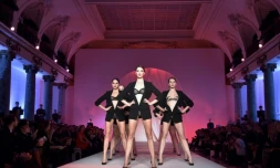 Défilé "Lingerie, mon amour" à Paris, le 22 janvier 2017