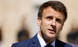 Le président Emmanuel Macron le 13 mai 2022 à Paris