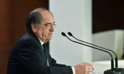 Le président de la FFF Noël Le Graët, le 2 juillet 2016 à Paris