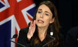 La Première ministre néo-zélandaise Jacinda Ardern à Wellington le 30 novembre 2020