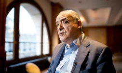 L'émissaire de l'ONU en Libye, Ghassan Salamé; lors d'une interview avec l'AFP le 18 janvier 2020 à Berlin