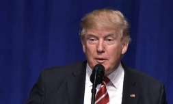 Donald Trum le 6 février 2017 à Tampa en Floride