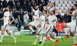 La Juventus victorieuse du FC Porto en 8e de finale de la Ligue des champions à Turin, le 14 mars 2017