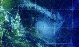 Photo satellite du cyclone Kalunde qui s'est abattu sur Rodrigues