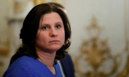 La ministre des Sports Roxana Maracineanu lors d'un point presse à Paris, le 5 février 2020 