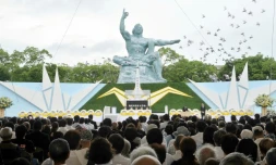 Les Japonais se sont réunis à Nagasaki pour commémorer le 72e anniversaire de la bombe nucléire lâchée sur la ville