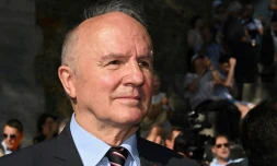 Le général Jean-Louis Georgelin, ancien chef d'état-major des armées choisi par Emmanuel Macron pour orchestrer la reconstruction de Notre-Dame, le 11 juillet 2023 à Paris