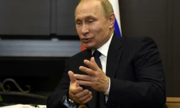 Le président russe Vladimir Poutine à Sotchi, le 17 mai 2017