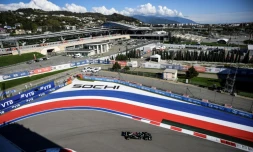 Le pilote Mercedes Lewis Hamilton lors des essais libres du GP de Russie sur l'Autodrome de Sotchi, le 24 septembre 2021 