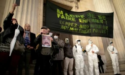 Manifestation à Rouen le 1er octobre 2019 pour demander la vérité sur les conséquences de l'incendie de l'usine Lubrizol