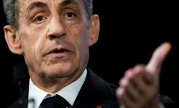 Nicolas Sarkozy le 21 juin 2019 lors d'un colloque Ă Paris