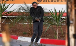 Un des deux assaillants palestiniens armés durant une fusillade avec des soldats israéliens près de Hébron, qui a fait cinq blessés, en Cisjordanie occupée, le 23 octobre 2026