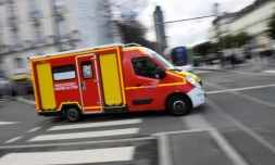 Un camion de pompiers